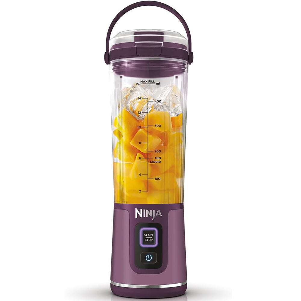 Blast Portable Blender 530ml – Cordless Mini Blender with Leakproof Lid & Sip Spout – Rechargeable – Ice & Frozen Fruit – Purple