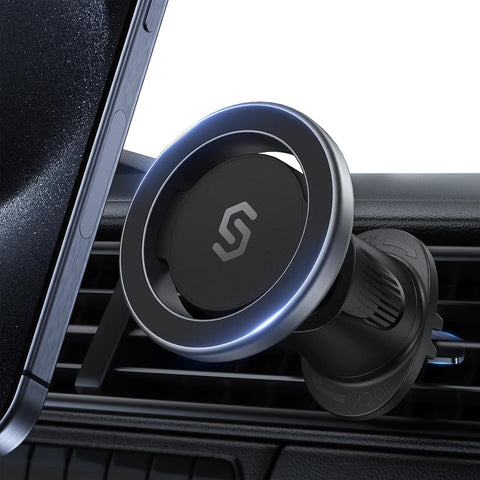 SYNCWIRE MagSafe Car Mount Black – Rotatable Magnetic Phone Holder