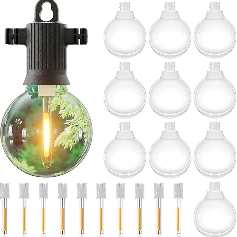 G40 LED Filament Bulbs