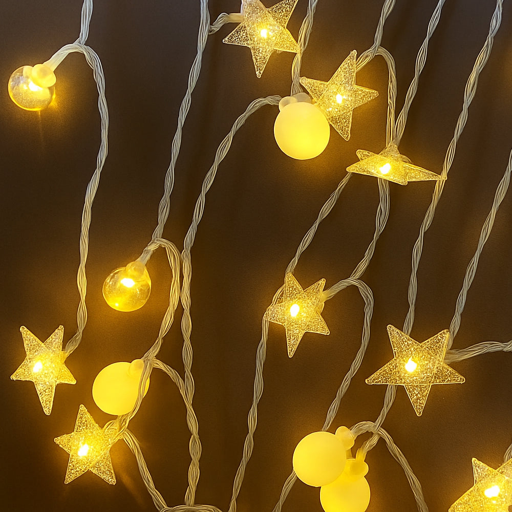 10M 100 LED Globe String Lights – Plug-In Outdoor Fairy Lights for Garden, Gazebo, Bedroom & Events