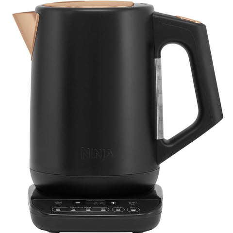 Ninja Perfect Temperature Kettle 1.7L – LED Display, Rapid Boil, Temperature Control & Keep Warm – Black & Copper