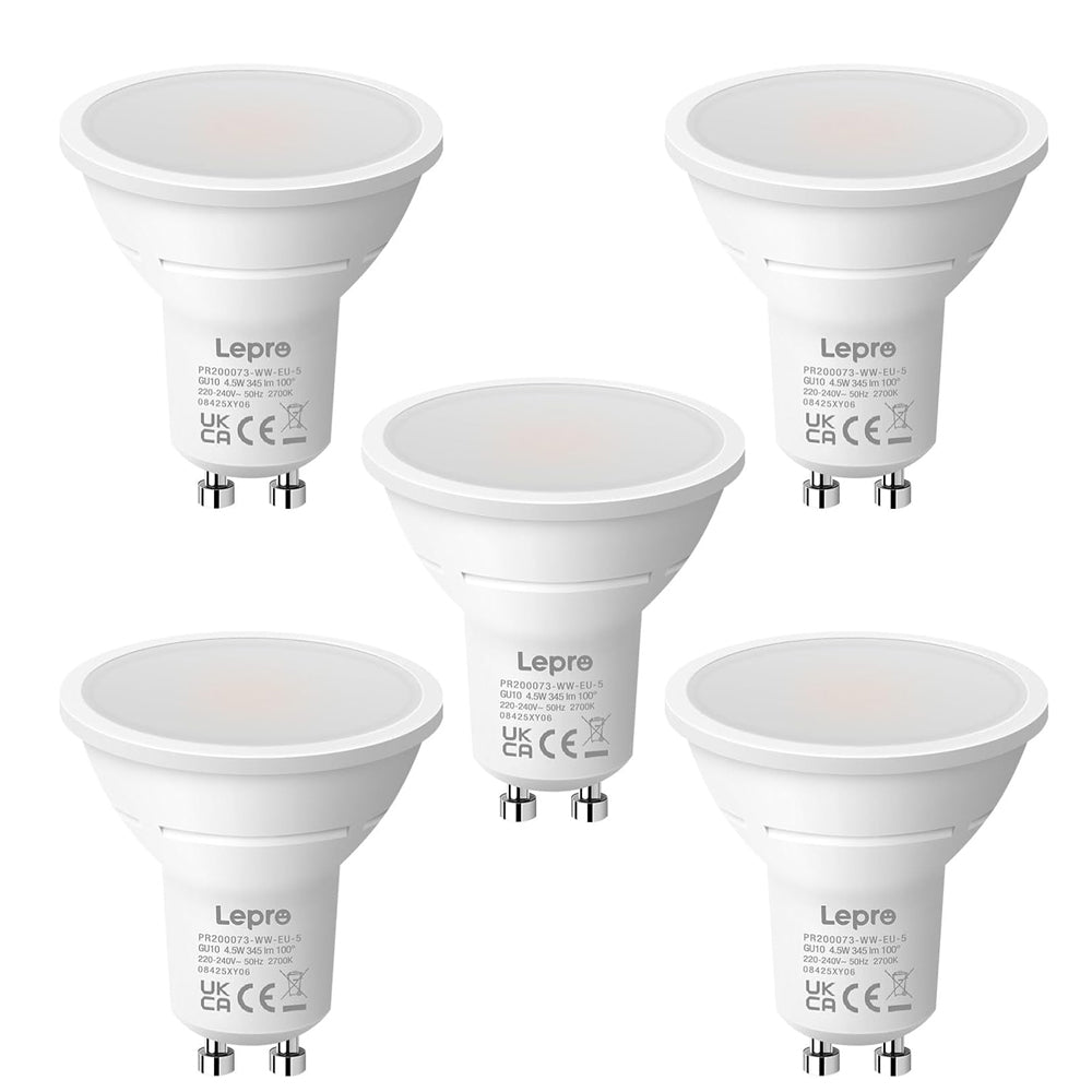 GU10 LED Bulbs Cool White 6500K 4.5W 50W Equivalent