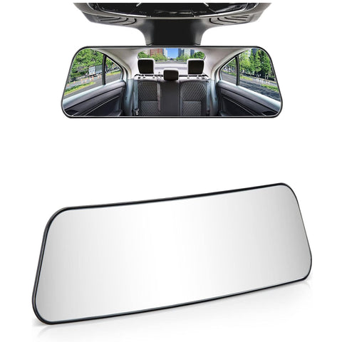 Panoramic Convex Clip-On Rear View Mirror 12 Inch