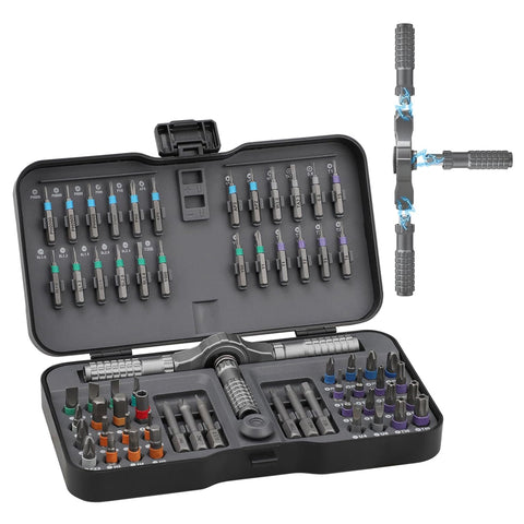 66-in-1 Magnetic Ratchet Screwdriver Set for Precision Repair