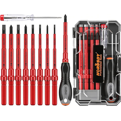 Insulated 10-Piece Electrician Screwdriver Set 1000V