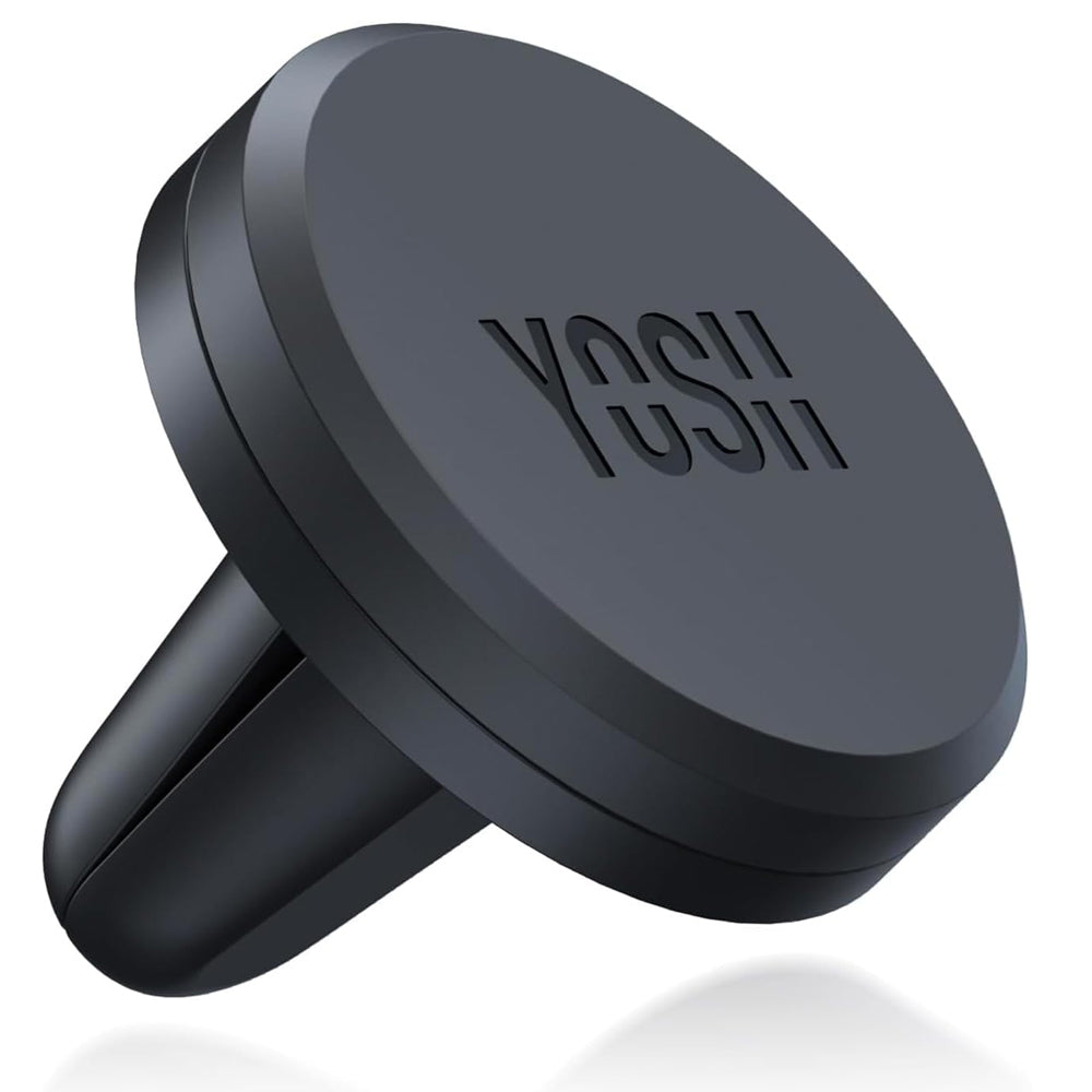 YOSH Magnetic Car Phone Holder, Strong Air Vent Mount with Upgraded Magnets | Secure & Stable Cradle for iPhone & Samsung | Includes Metal Plates, Car Accessories