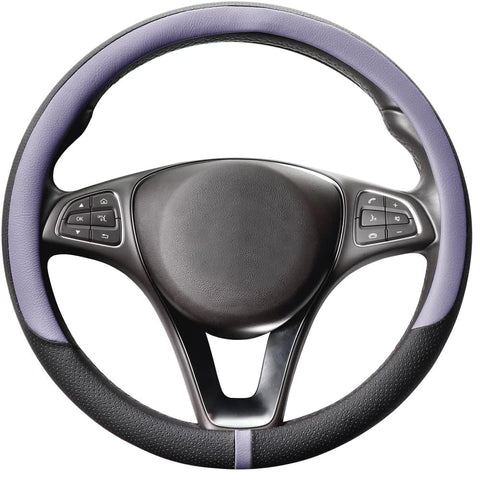 COFIT 16 Inch Breathable Leather Steering Wheel Cover – Purple