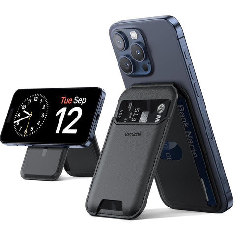 Lamicall MagSafe Phone Card Holder Wallet Stand