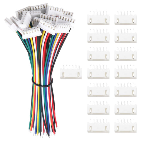 Lyeteung 6-Pin JST-XH Connector Kit with 22AWG 150mm Cable