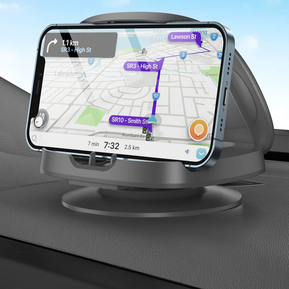 JOYEKY 360° Rotatable Car Phone Holder Dashboard Mount for iPhone Samsung Android Smartphones