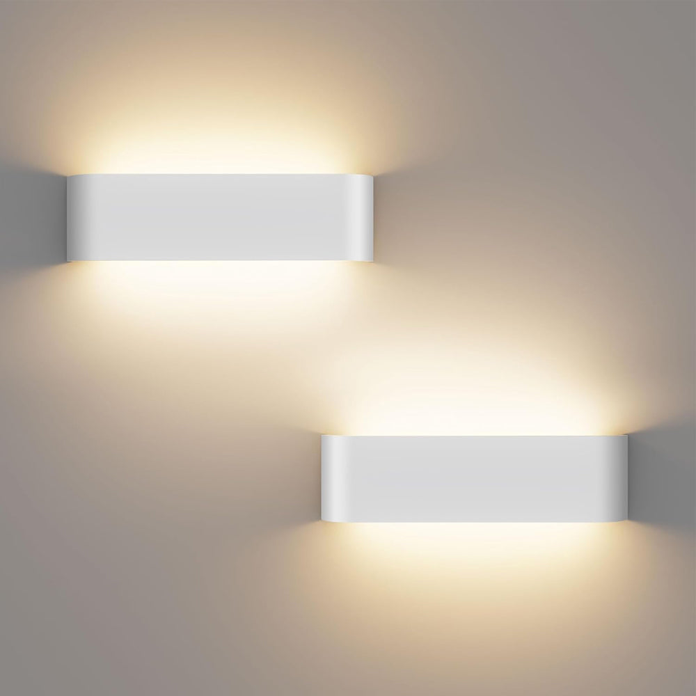 Indoor Led Wall Lights - 2 Pack 3000K/4500K/6000K Adjustable Color Temperature Wall Lights for Bedroom Living Room Kitchen Dining Room