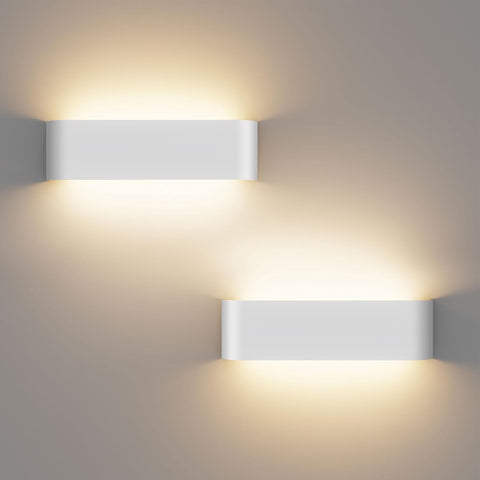 Indoor Led Wall Lights - 2 Pack 3000K/4500K/6000K Adjustable Color Temperature Wall Lights for Bedroom Living Room Kitchen Dining Room