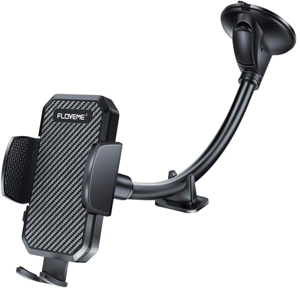 FLOVEME Car Phone Holder Windscreen with Long Gooseneck