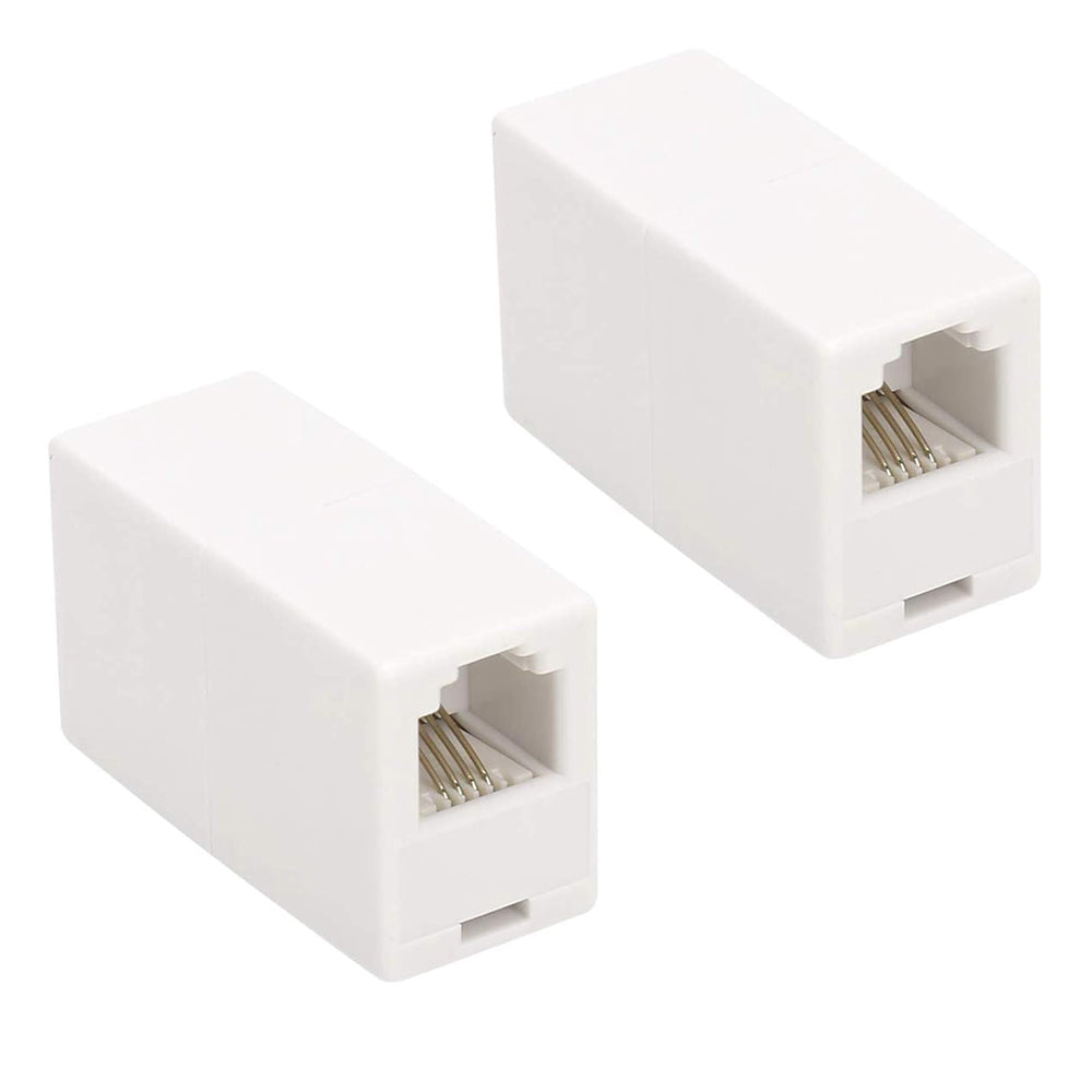 RJ11 6P4C Inline Telephone Coupler Female to Female