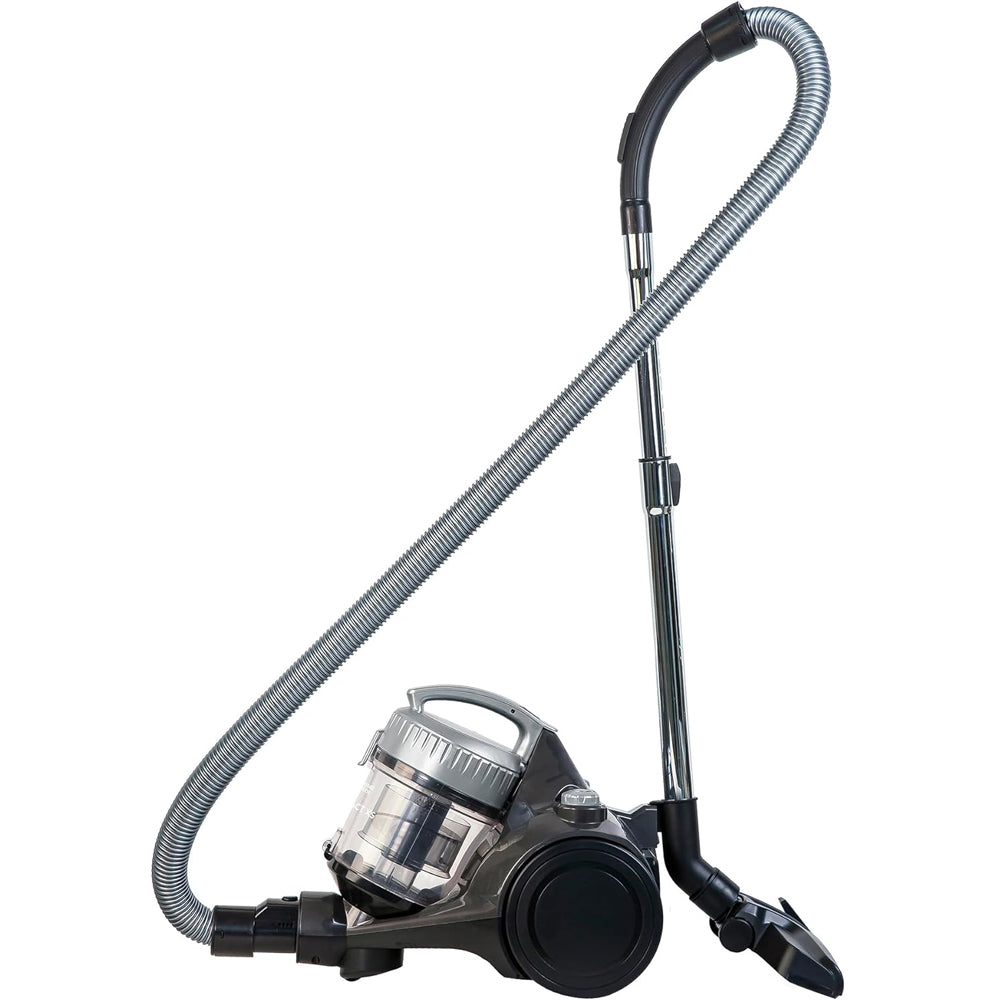 Russell Hobbs Compact XS Bagless Cylinder Vacuum Cleaner – 700W Lightweight 1.5L, Triple Filtration, Grey & Silver, for Hard Floors, Carpets & Cars