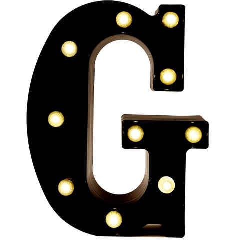 Black Alphabet Marquee Letters LED 26 Alphabet Light Up Letters with Diamond Bulb Battery Powered for Wedding, Birthday, Christmas, Home, Bar Decoration, Party Night Light