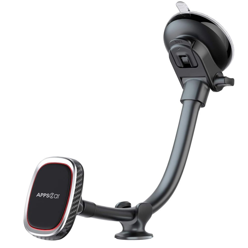 Magnetic Car Phone Holder with Gooseneck Suction Mount