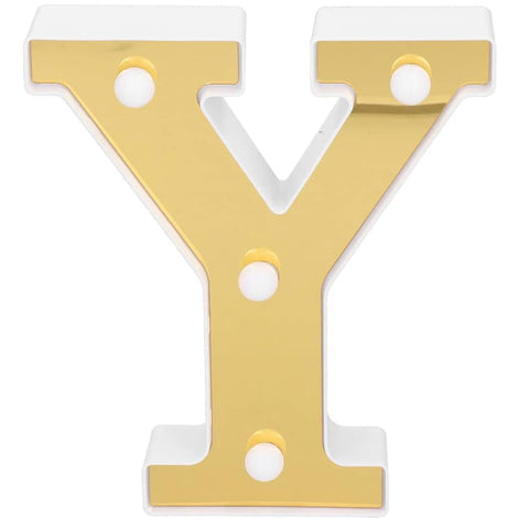 anso LED Decorative Light English Alphabet All Letters Lamp Home Bar Warm White Party Decor 16cm (Y)