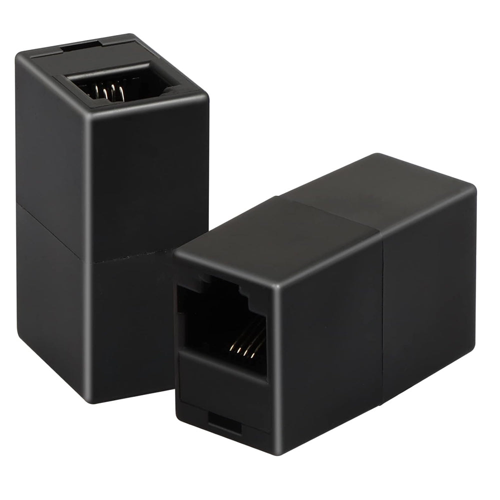 RJ11 6P4C Inline Telephone Coupler 2 Pack