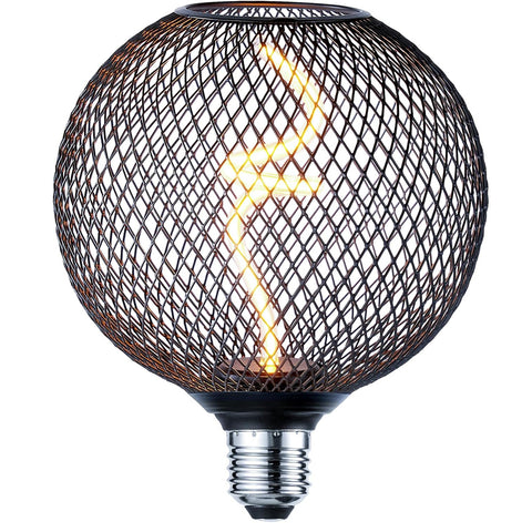 Oversized Dimmable E27 Metal Cage LED Globe Bulb