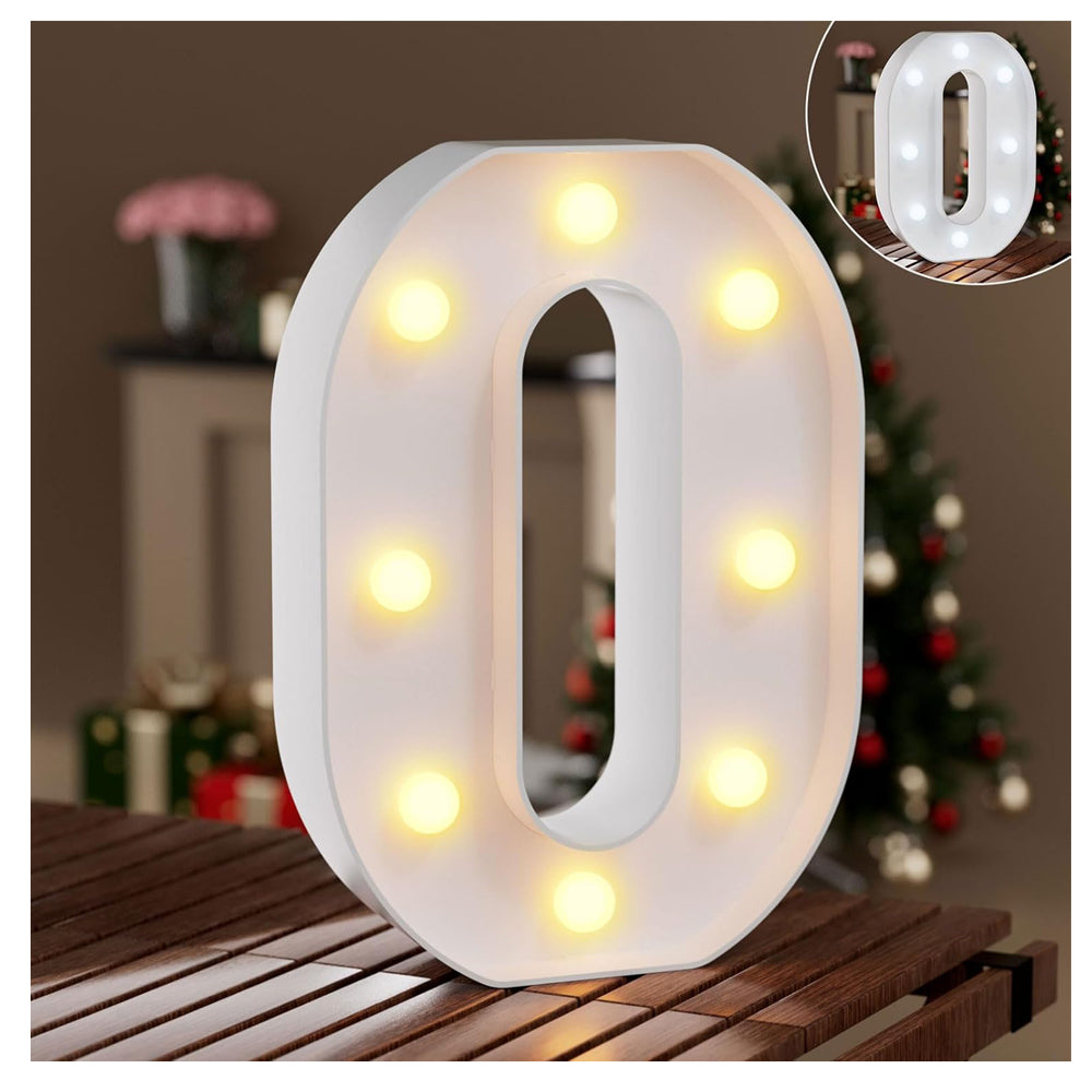 LED Marquee Letter Light O Battery Operated
