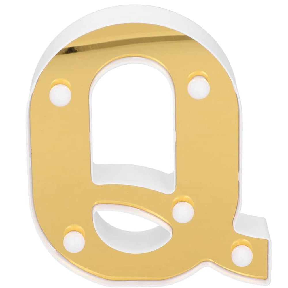 anso LED Decorative Light English Alphabet All Letters Lamp Home Bar Warm White Party Decor 16cm (Q)