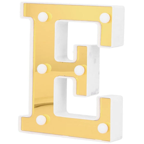 anso LED Decorative Light English Alphabet All Letters Lamp Home Bar Warm White Party Decor 16cm (E)