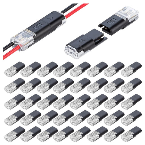 40 Pcs Waterproof 2-Pin Automotive Wire Connectors