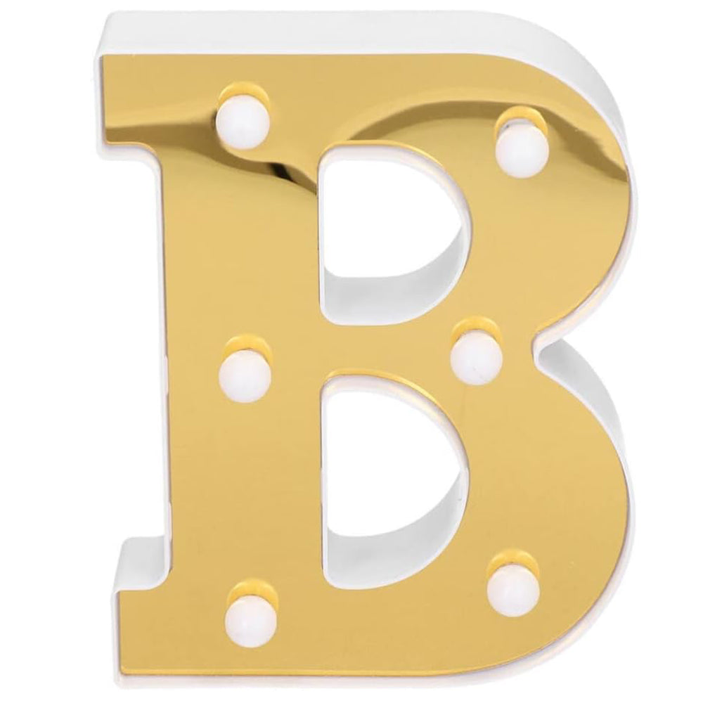 anso LED Decorative Light English Alphabet All Letters Lamp Home Bar Warm White Party Decor 16cm (B)