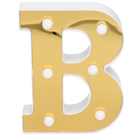 anso LED Decorative Light English Alphabet All Letters Lamp Home Bar Warm White Party Decor 16cm (B)