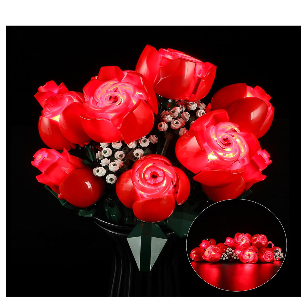 LIGHTAILING Light for Lego- 10328 Bouquet of Roses - Led Lighting Kit Compatible with Lego Building Blocks Model - NOT Included The Model Set