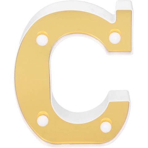 anso LED Decorative Light English Alphabet All Letters Lamp Home Bar Warm White Party Decor 16cm (C)