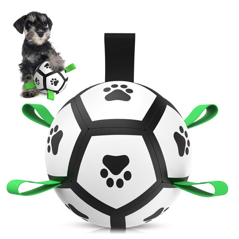 Small Dog Soccer Ball Toy – Interactive & Floating Small Medium Breed, Indoor & Outdoor (5 Inch)