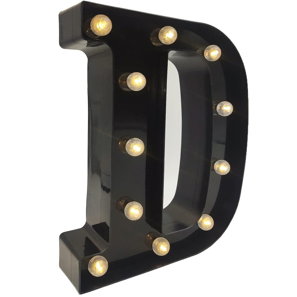 LED Marquee Letter O Light Battery Powered