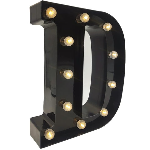 LED Marquee Letter O Light Battery Powered