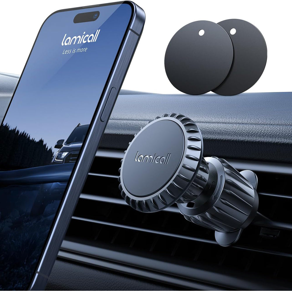 Lamicall Magnetic Car Phone Holder Vent – 360° Rotating Mount