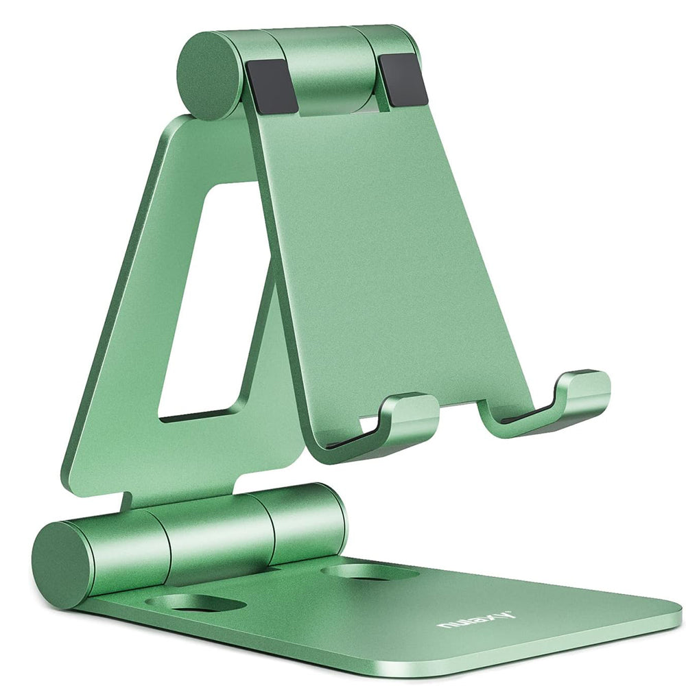 Nulaxy Aluminum Adjustable Phone Stand – Foldable Desk Holder