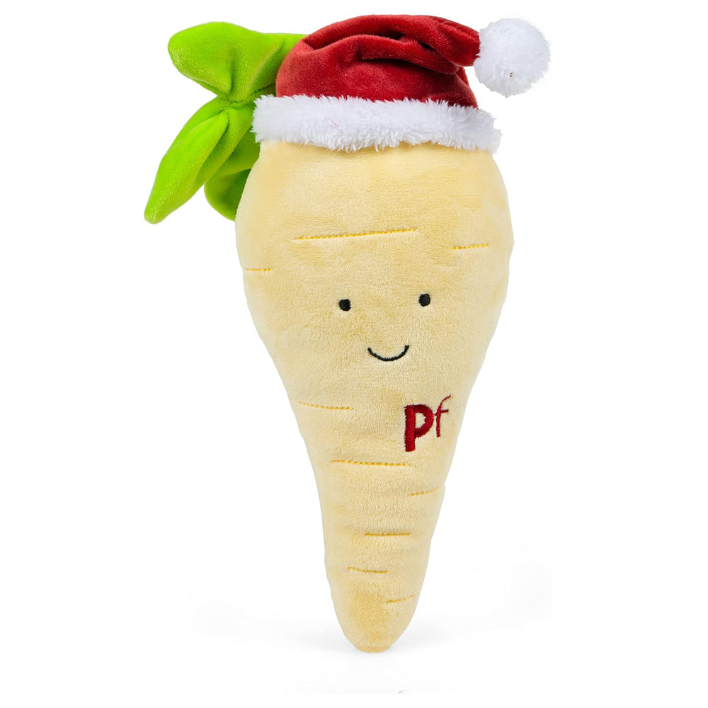 Plush Christmas Dog Toy with Squeaker