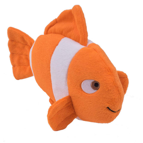 Petface Seriously Strong Plush and Rubber Fish Dog Toy, Orange