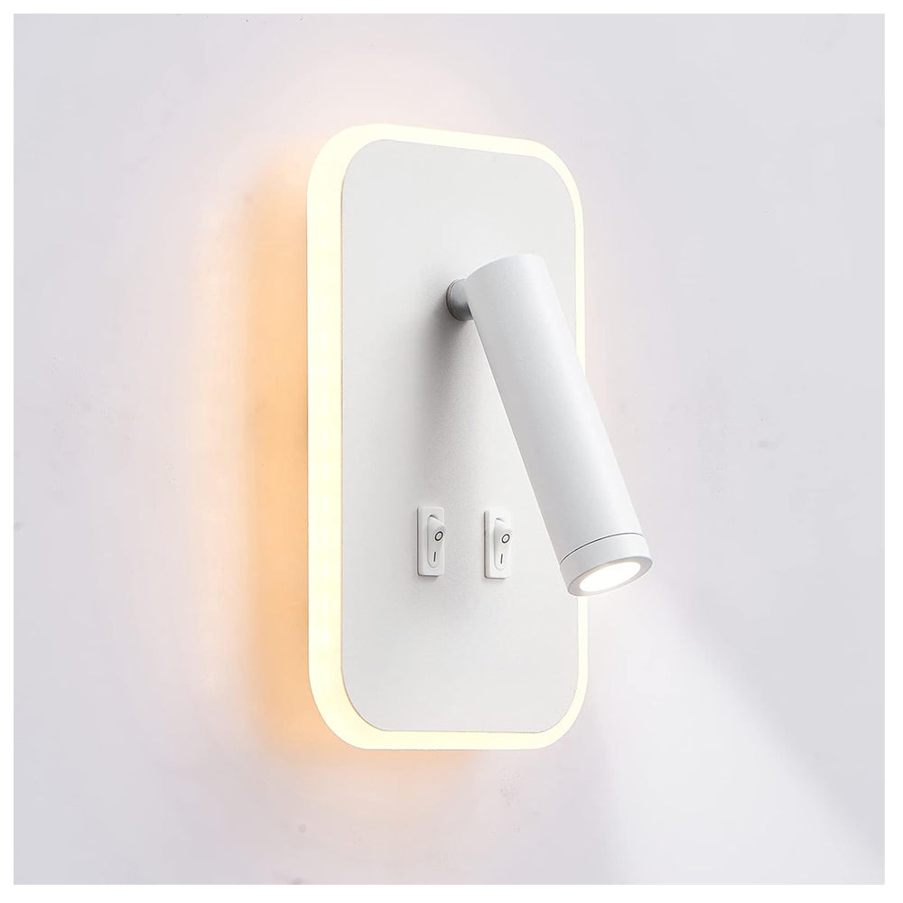 LED Wall Mounted Bedside Reading Lamp 12W Adjustable