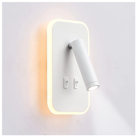 LED Wall Mounted Bedside Reading Lamp 12W Adjustable
