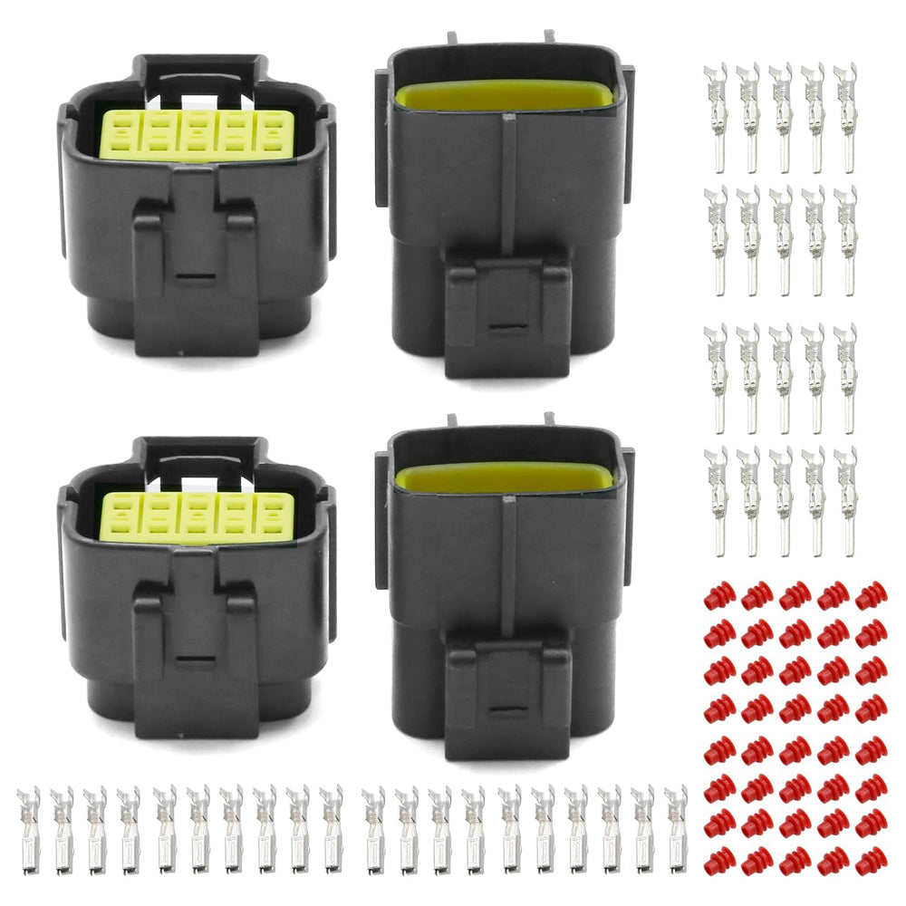10 Pin Waterproof Electrical Connector Plug Kit
