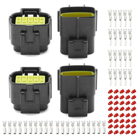 10 Pin Waterproof Electrical Connector Plug Kit