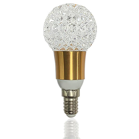 Acrylic Crystal LED Bulb 5W E14 6500K White