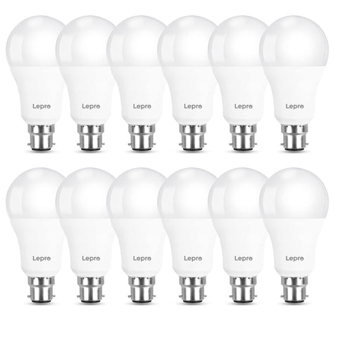 Lepro B22 LED Bulbs 100W Equivalent, Warm White 2700K, Pack of 12