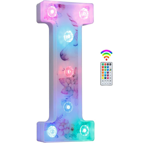 Unicorn LED Letter Light I Color Changing