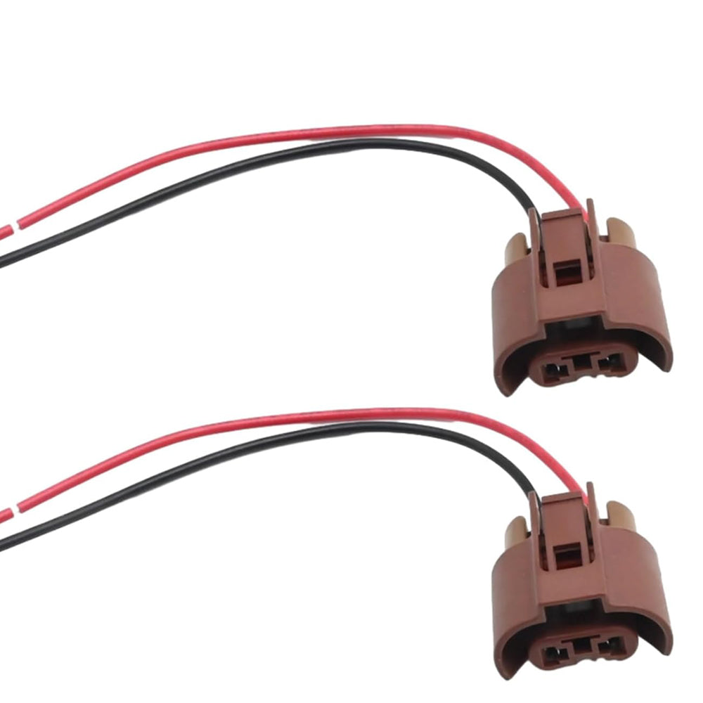 2Pcs Headlight Bulb Socket Repair Connectors Adapter Plug Wiring Harness Replacement for Toyota Auris Prewired Connectors Replaces Cable Length 15cm