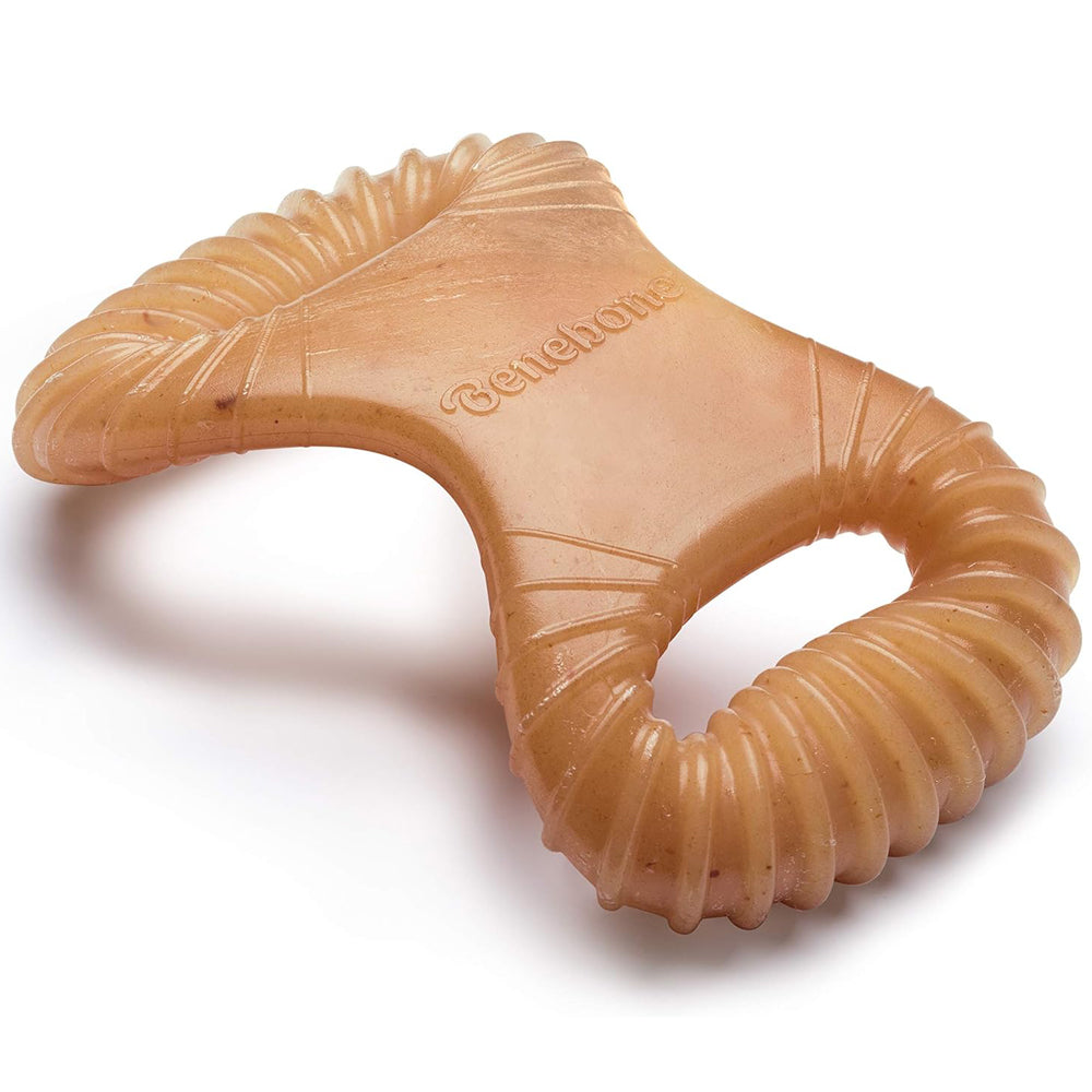 Benebone Indestructible Dental Dog Chew Toy for Aggressive Chewers, Long Lasting Tough Boredom Breaker for Dogs, Real Chicken Flavour, For Small Dogs