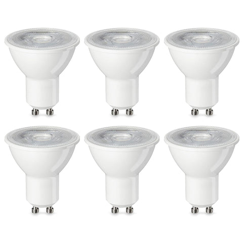 GU10 LED Spotlight Bulb 4.7W 50W Equivalent Warm White 6 Pack
