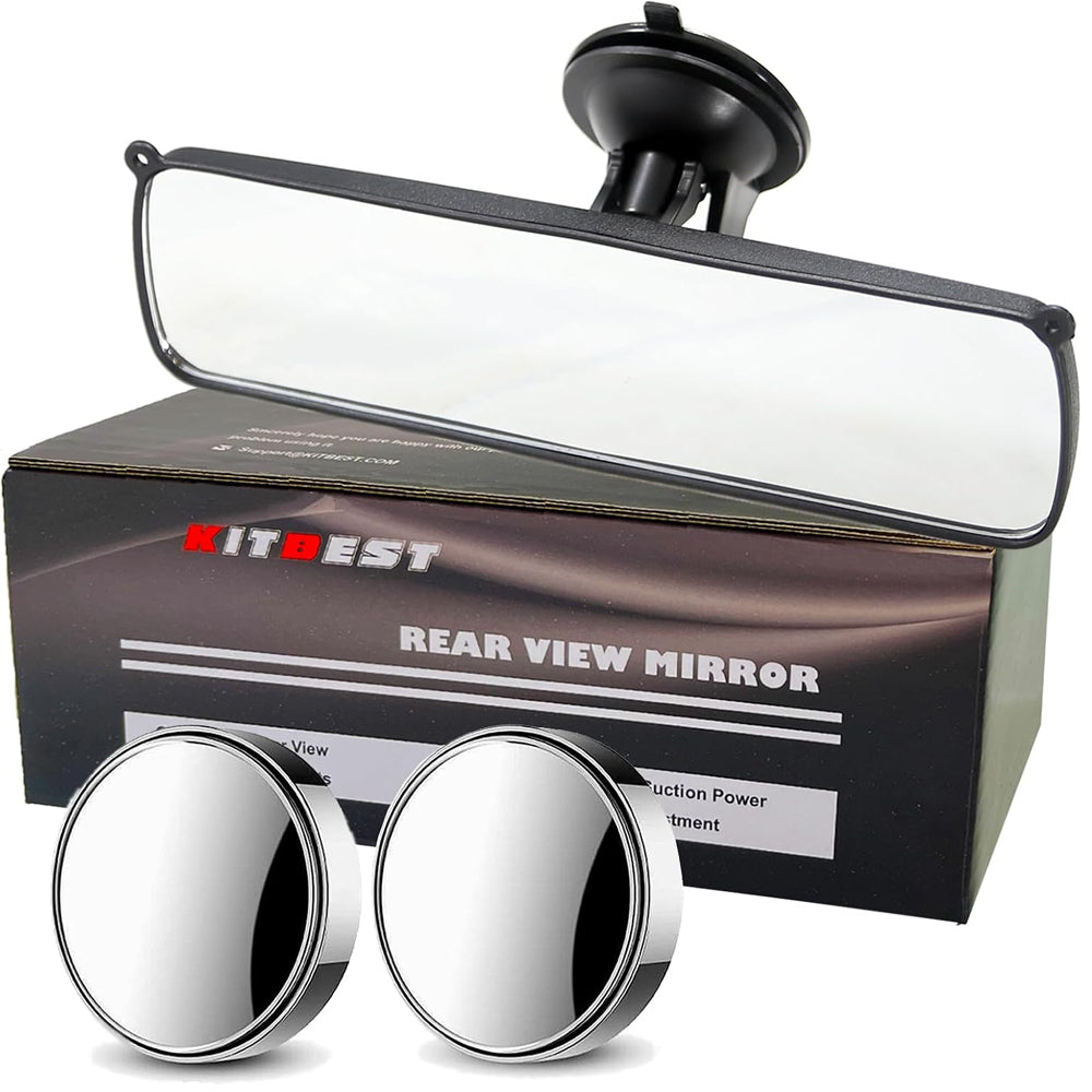 Rear View Mirror for Driving Test with Suction Cup